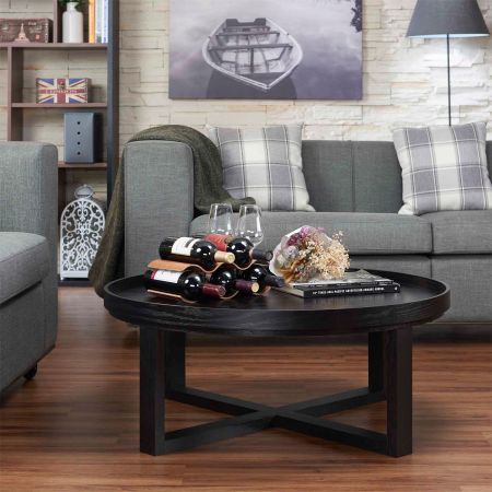 Variable Desktop Black Oak Coffee Table - Variable Desktop Black Oak Coffee Table